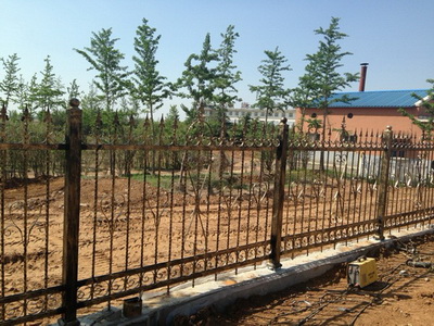 南村新型院墙铁艺护栏